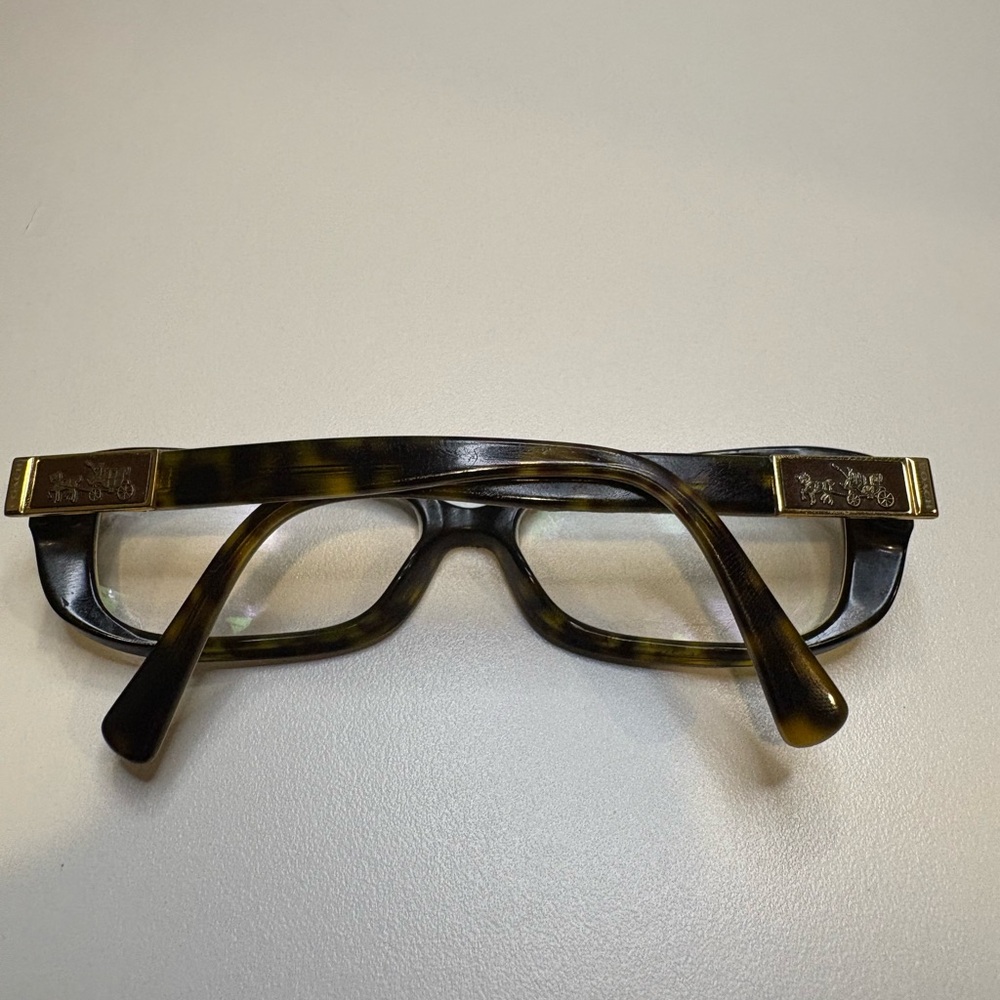 COACH EYEGLASSES HC6063 (Elizabeth) 5262 (Dark Tort Sand SigC) COACH GLASSES - Picture 15 of 16